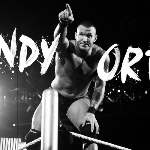 Poster design for wwe world heavyweight champion Randy Orton