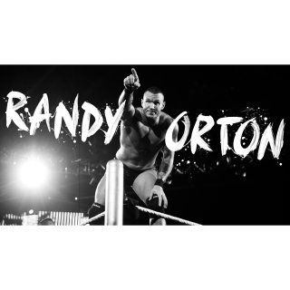 Design de pôster para o campeão mundial dos pesos pesados ​​da WWE, Randy Orton