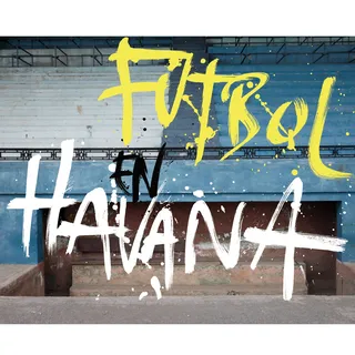 Lettering on photo futbol havana
