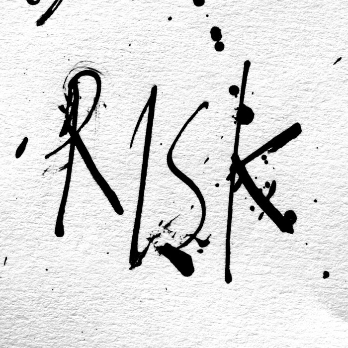 Hand-drawn 'Risk' letters