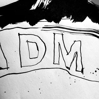 Lettering DM outline
