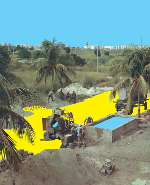 Animation collage of agriculture 
