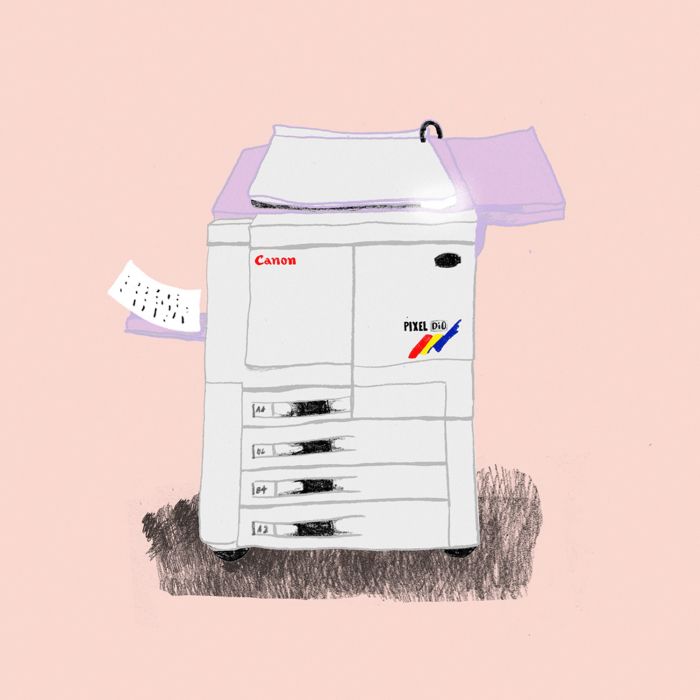Technical animation of Digital photo copier
