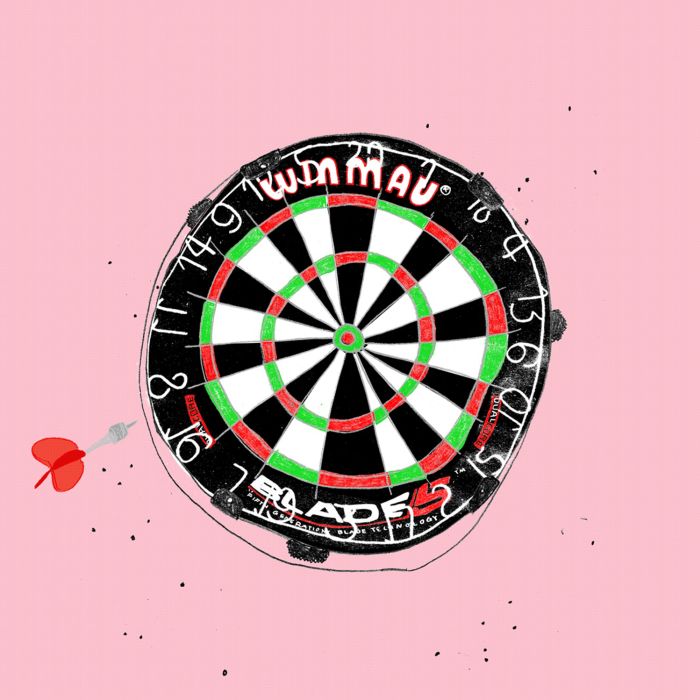Throwing dart sport
