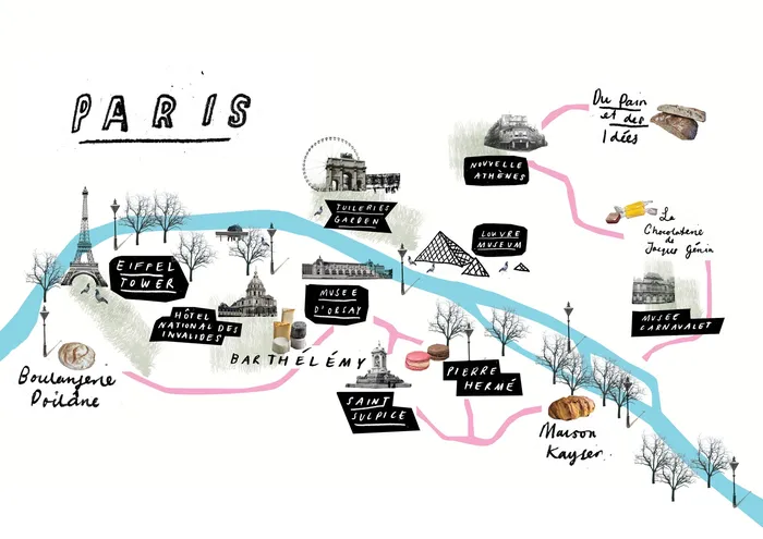 Graphic Maps Paris
