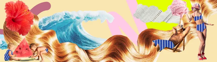 Graphic design of ocean waves 