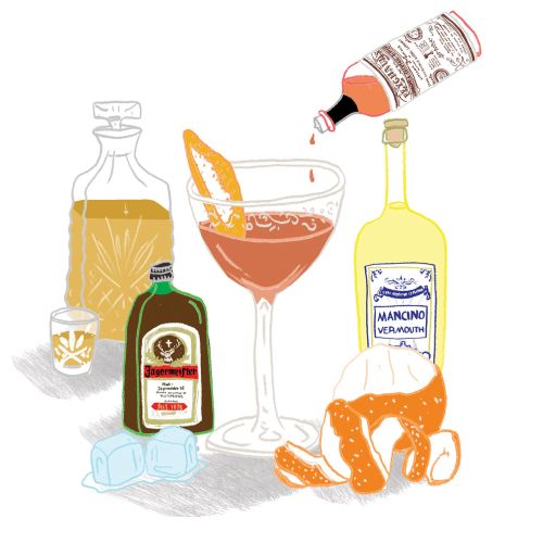 Food & Drinks preparing cocktail
