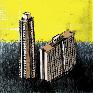 Illustration of buildings
