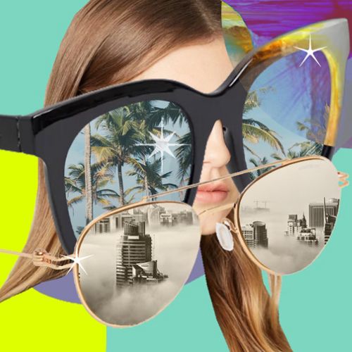 Collage & Montage people eye glasses
