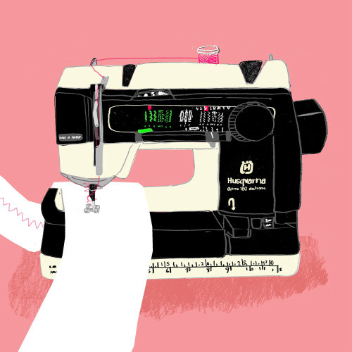 Animation of Sewing Machine
