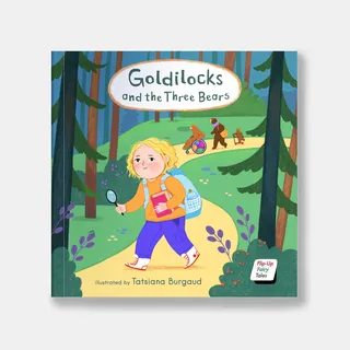 Cover design for the book "Goldilocks and the Three Bears"