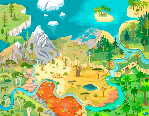 World play mat for children