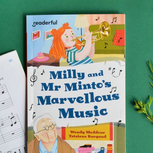 "Milly and Mr.Minto's Marvellous Music" book cover