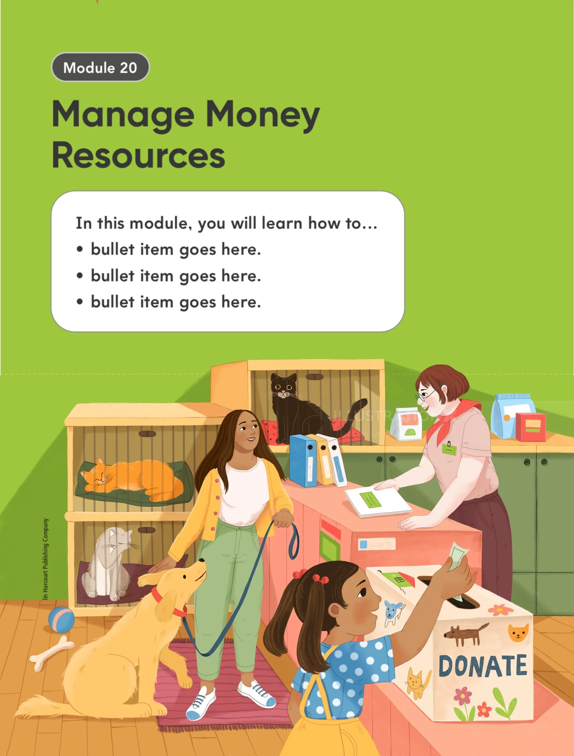 Children and adult donate items at a community center by Tatsiana Burgaud