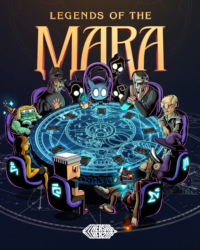 Game cover showing characters around a glowing mystical table
