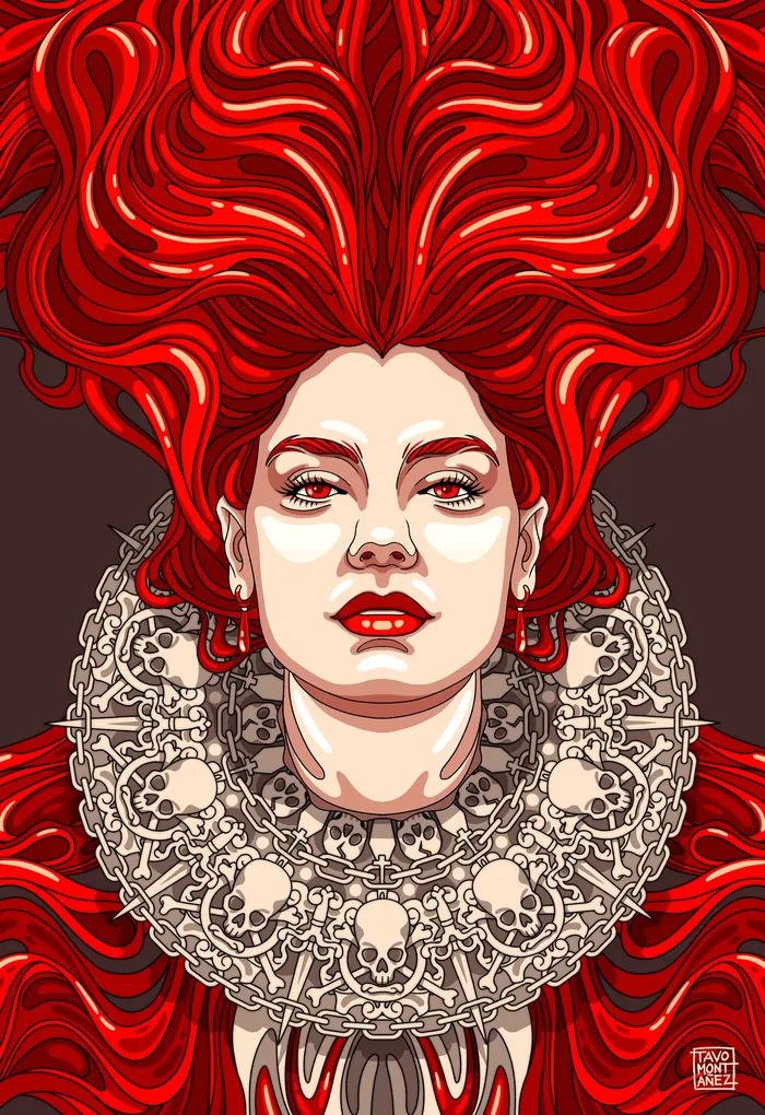 Book illustrations for La Hungría de Erzsèbet Báthory