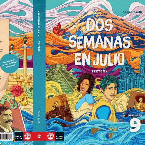 Artistic book cover for Dos Semanas de Julio 9