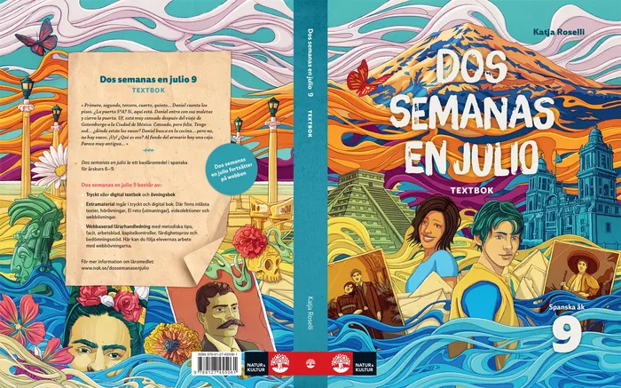 Artistic book cover for Dos Semanas de Julio 9