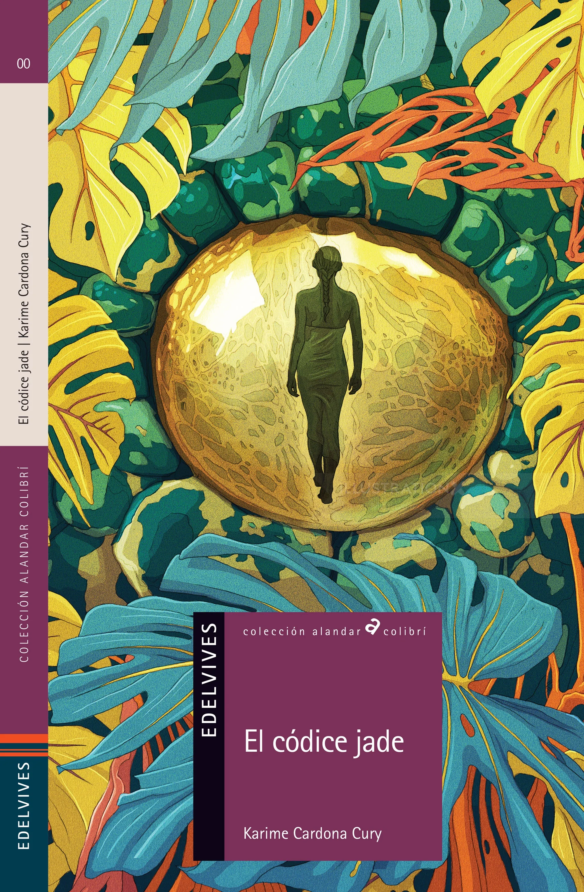 Illustrated cover of the book El Códice Jade