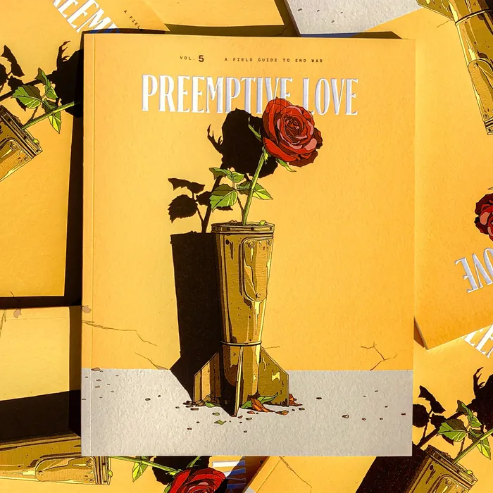 Magazine redesign artwork for Preemptive Love Volume 5