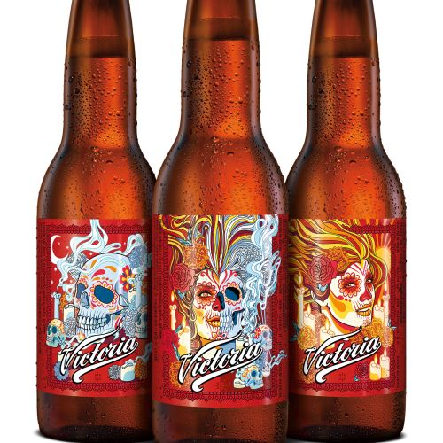 Label design or Victoria beer (US)