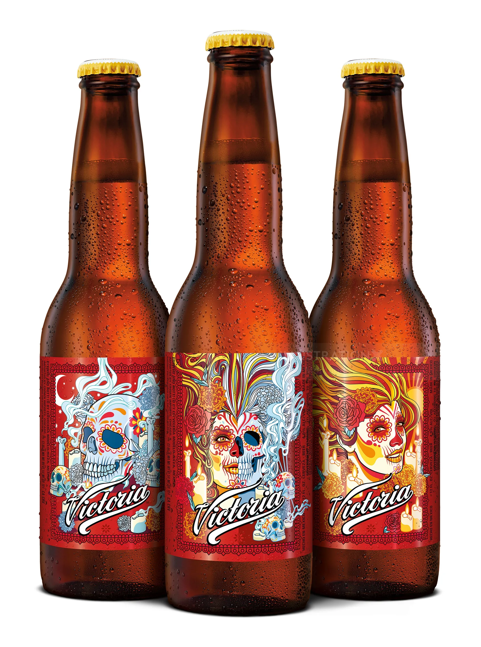 Label design or Victoria beer (US)