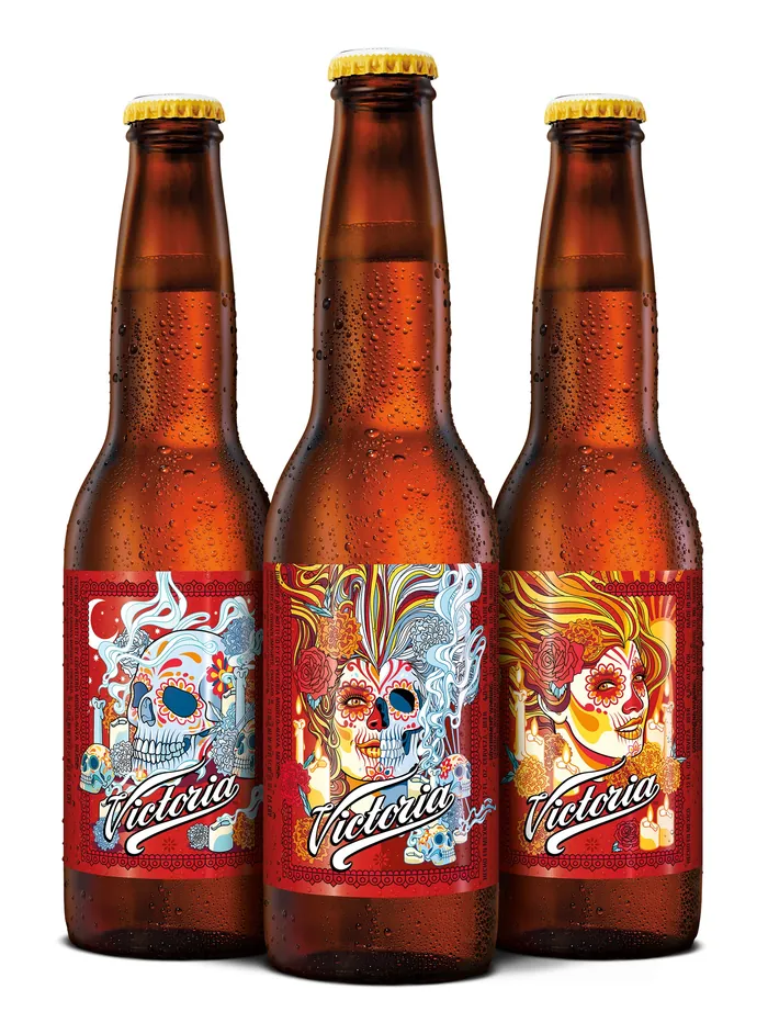 Label design or Victoria beer (US)