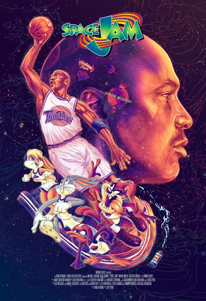 Space Jam movie poster 25th anniversary edition