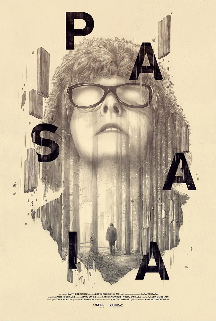 Advertising poster for "Pasaia" short movie by Xanti Rodrigue