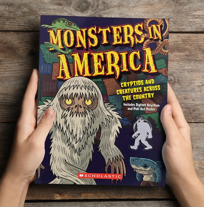 Set of illustration for the book Monsters in America