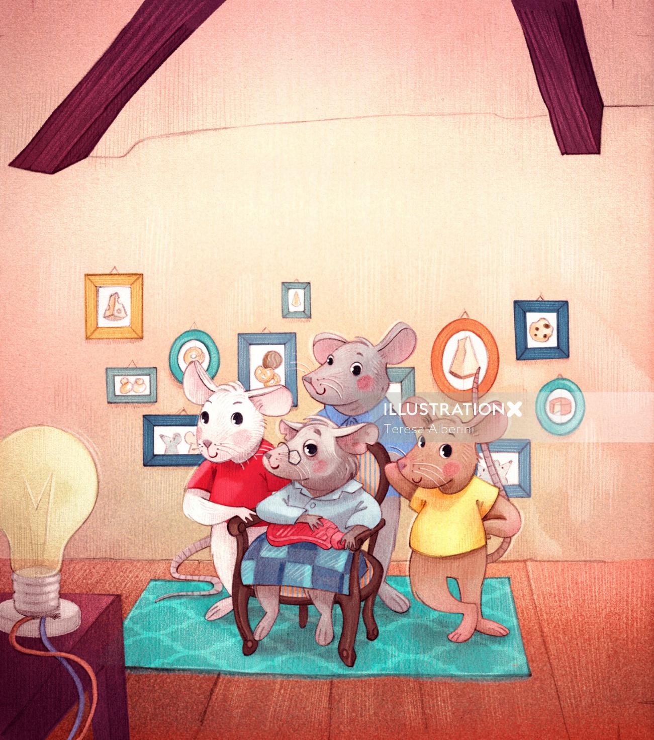 The Mouse's Legacy book's front cover design