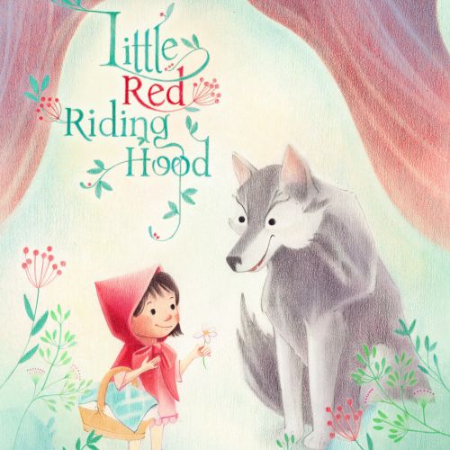 Jacket illustration for "Little Red Riding Hood" book