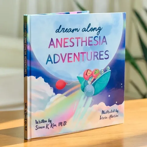 Cover des Kinderbuchs „Dream Along Anesthesia Adventures“ von Teresa Alberini