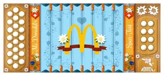 Graphic design of McDonald's logo