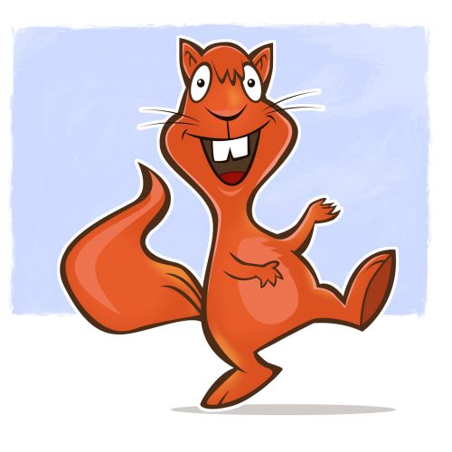 cartoon illustration of dinosaur