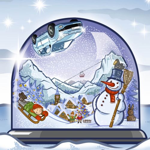 Snow Globe with characters
