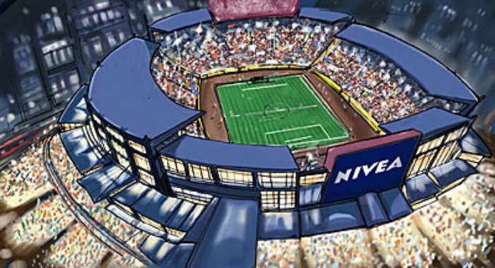 Architecture sportive, Stade plein de monde, court de tennis
