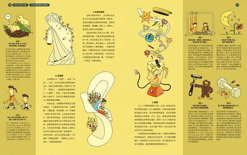 Ilustrações de Tianyi You sobre puberdade, mudanças corporais e crescimento.
