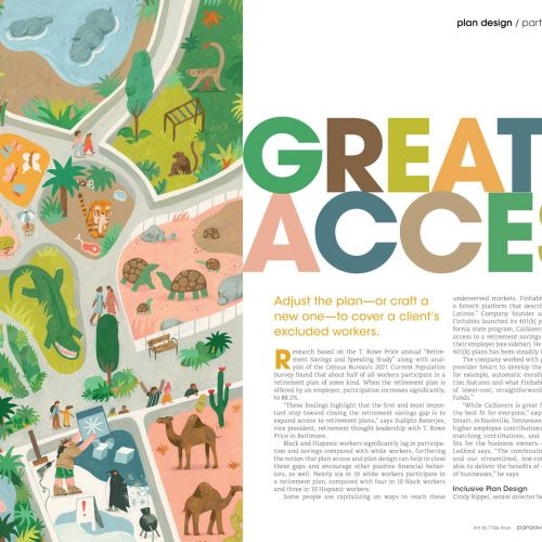 Illustration for the Plan Design section article "Greater Access"