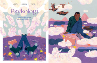 Spring issue cover for Psykologi magazine