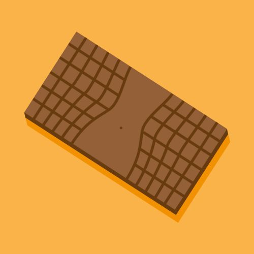 Vector art of chocolate