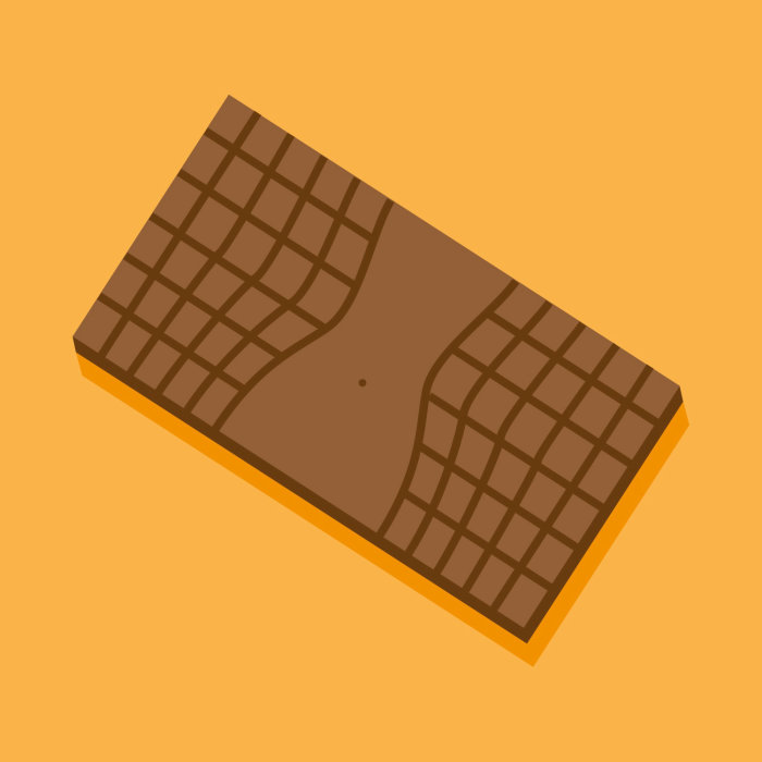 Art vectoriel de chocolat