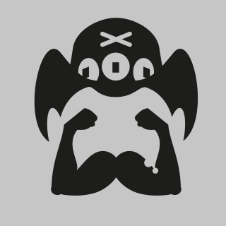 Design de personagens do símbolo dos piratas