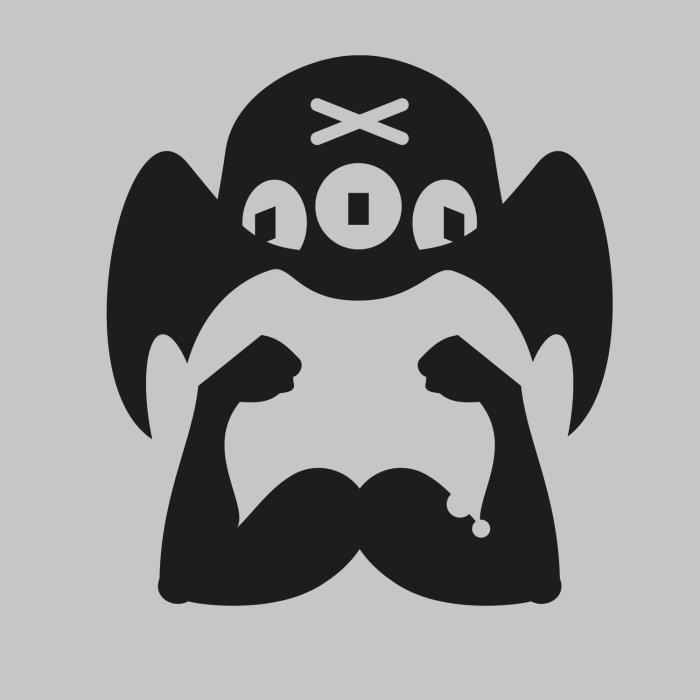 Desenho de personagem do símbolo de piratas