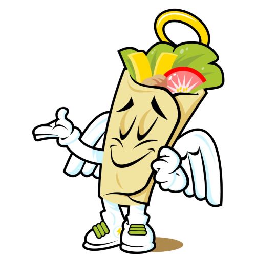 Cartoon & Humour taco wrap angel
