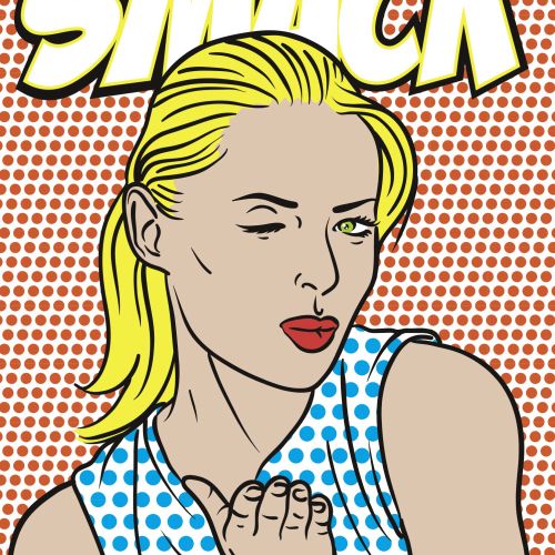 People illustration of smack