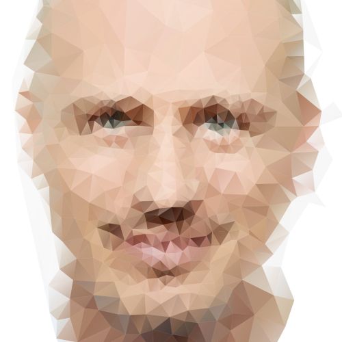 Digital portrait of man 