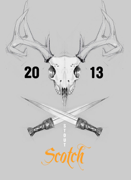 Scotch scout Illustration de l&#39;affiche