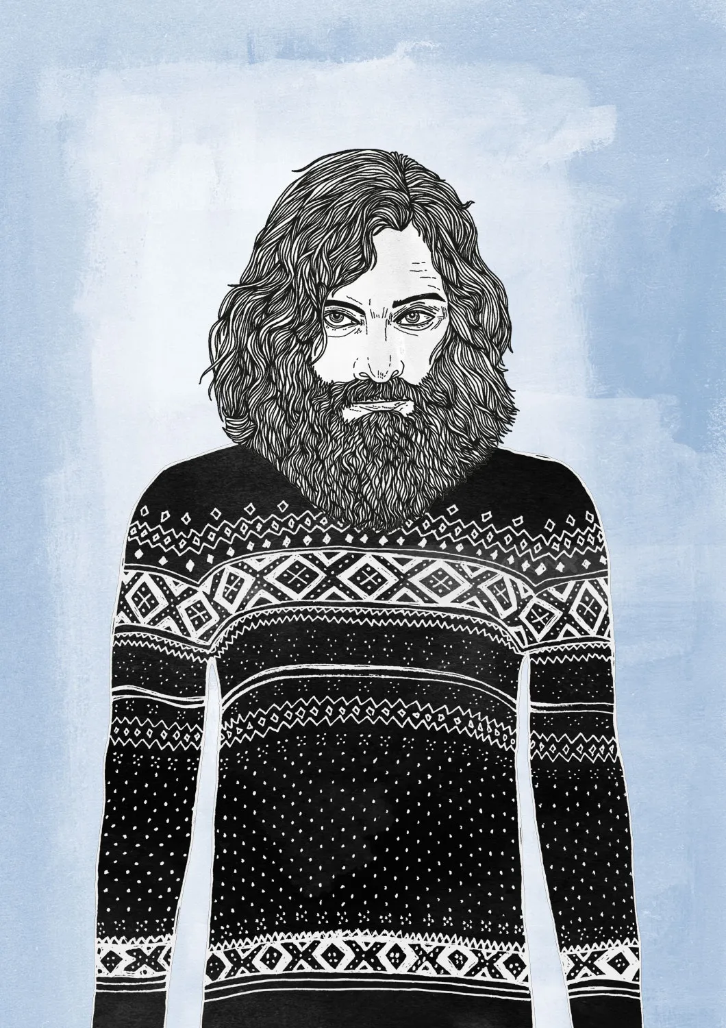 People man with big beard

