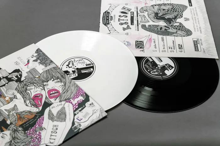 Graphic cover vinyl records
